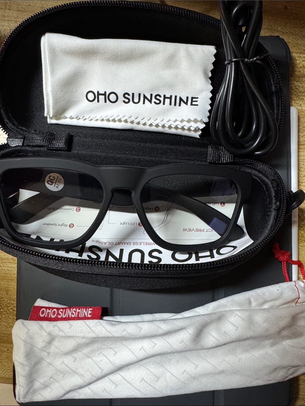 Oho Sunshine smart glasses tested working